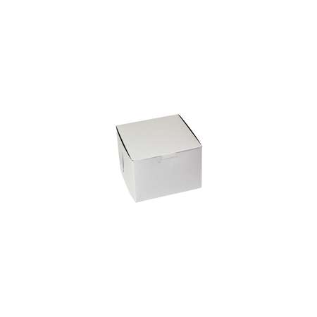 BOXIT Boxit 5.5"x5.5" White Lock Corner Bakery, PK250 554B-261